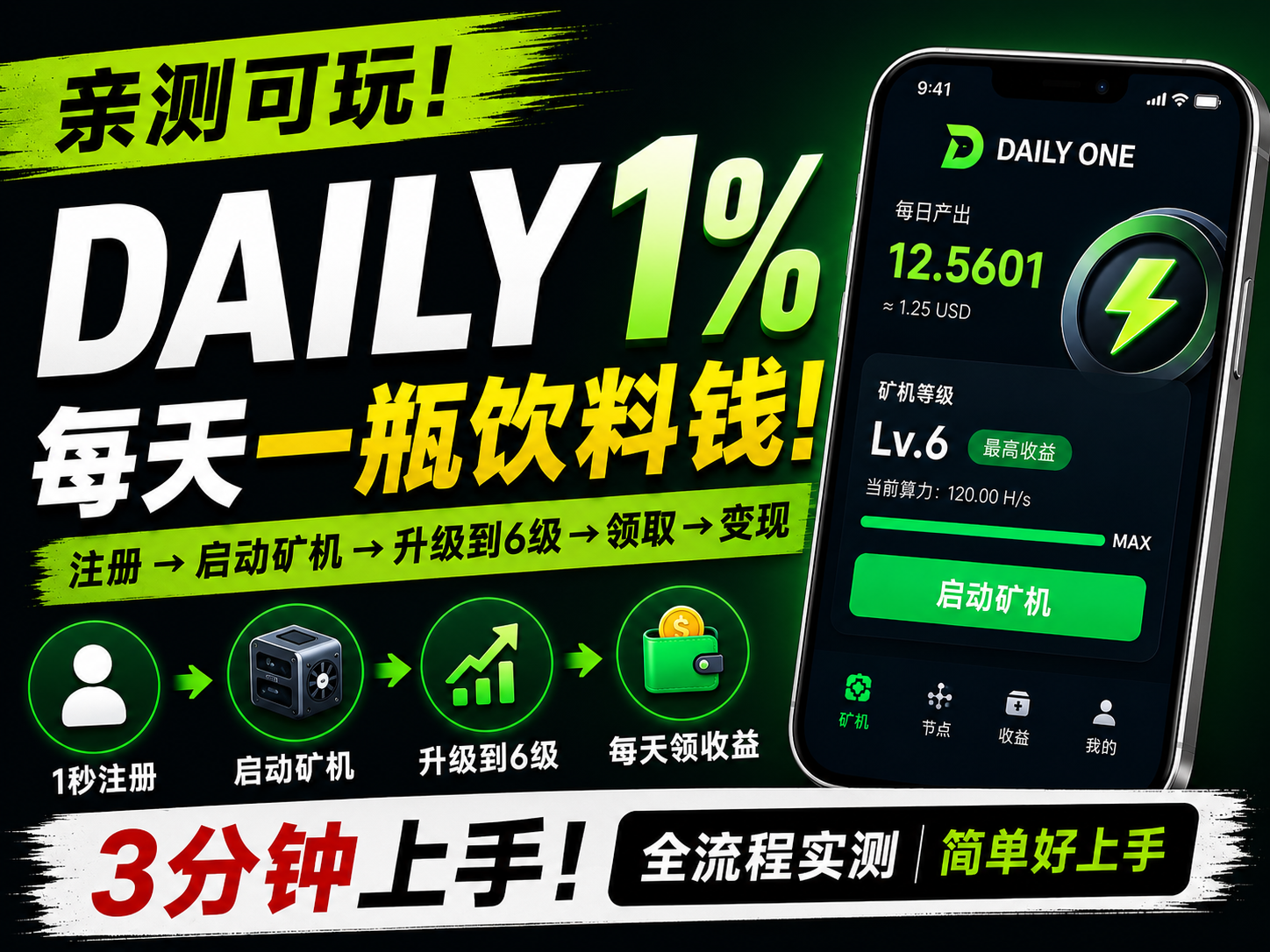 【卡密项目】外面收费3888的daily1%挂机撸金下面,单号单日6+,一键批量挂机 【协议脚本+使用教程】
